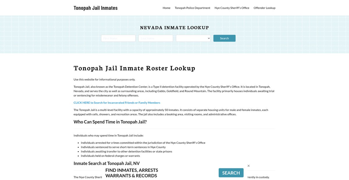 Preview of tonopahjail.org
