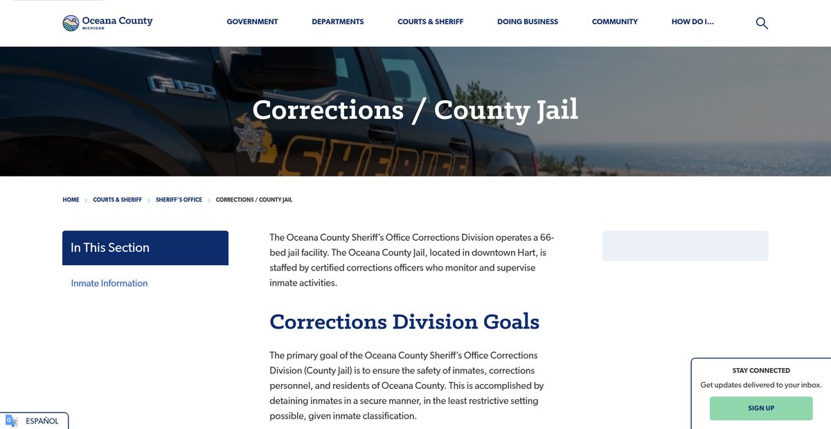 Preview of oceana.mi.us