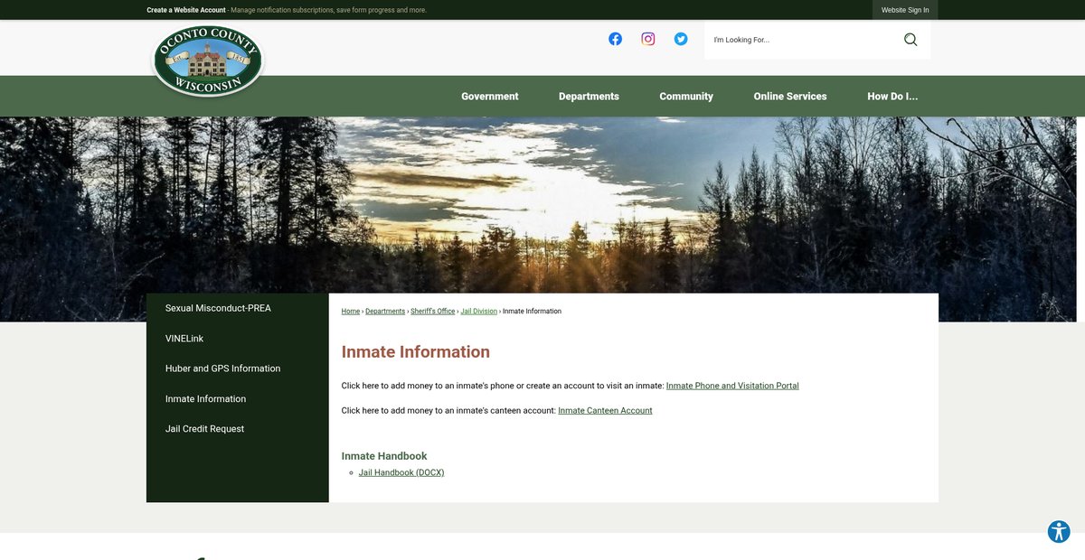 Preview of ocontocountywi.gov