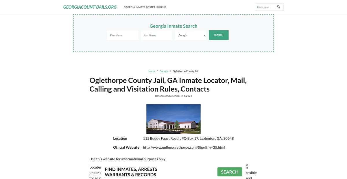 Preview of georgiacountyjails.org