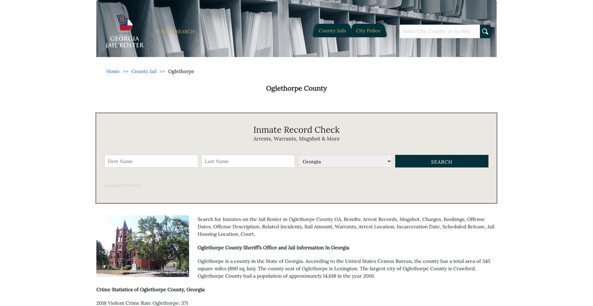 Preview of georgiajailroster.com