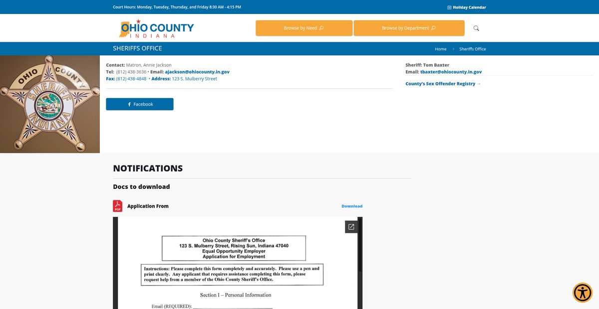 Preview of ohiocountyin.gov