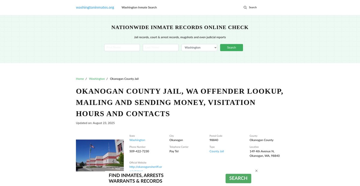 Preview of washingtoninmates.org