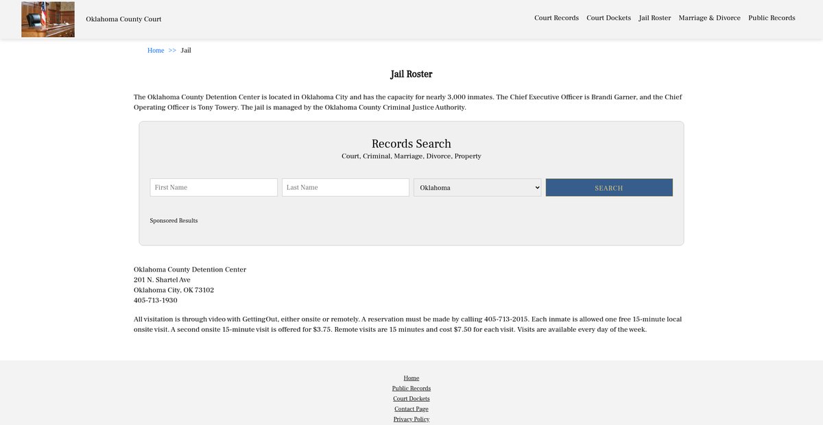 Preview of oklahomacountycourt.org