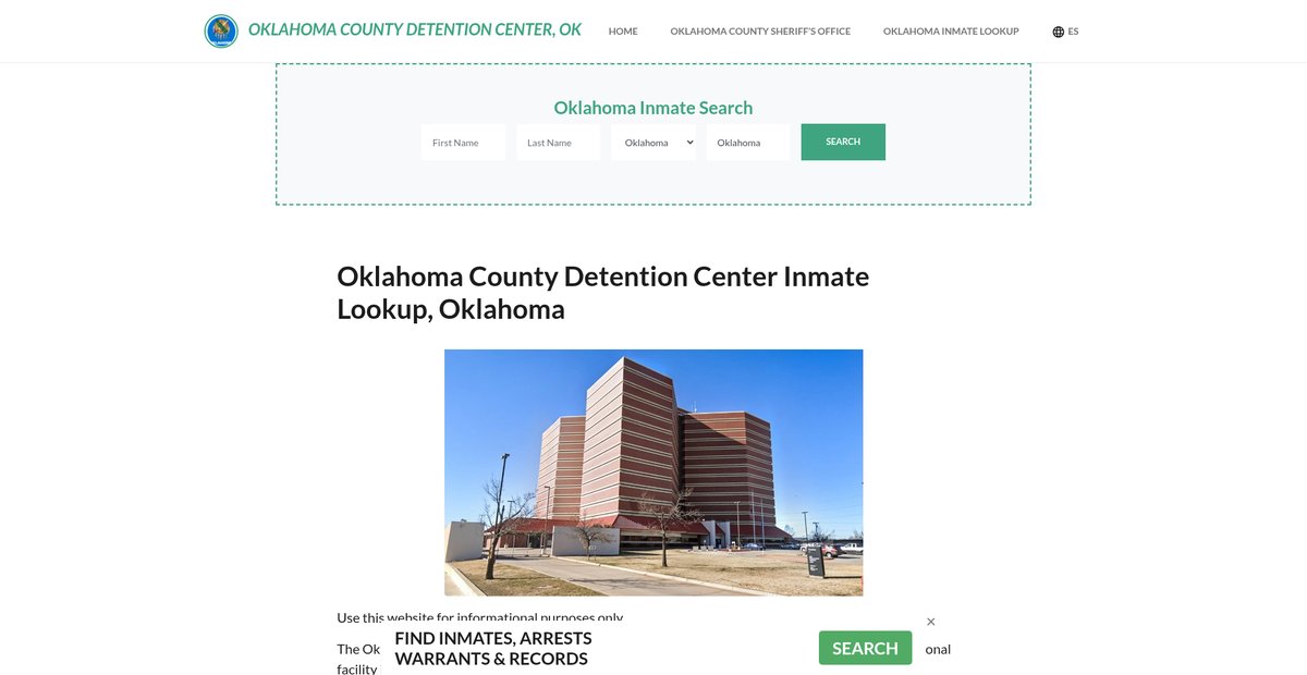 Preview of oklahomacountydetentionok.org