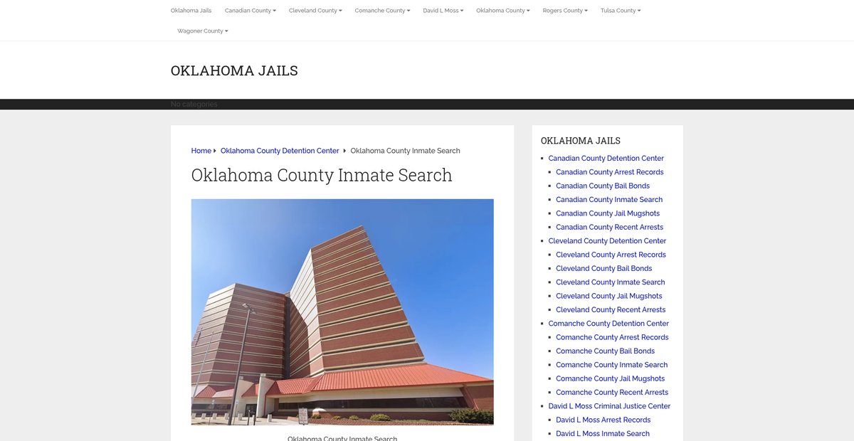 Preview of oklahomajails.com