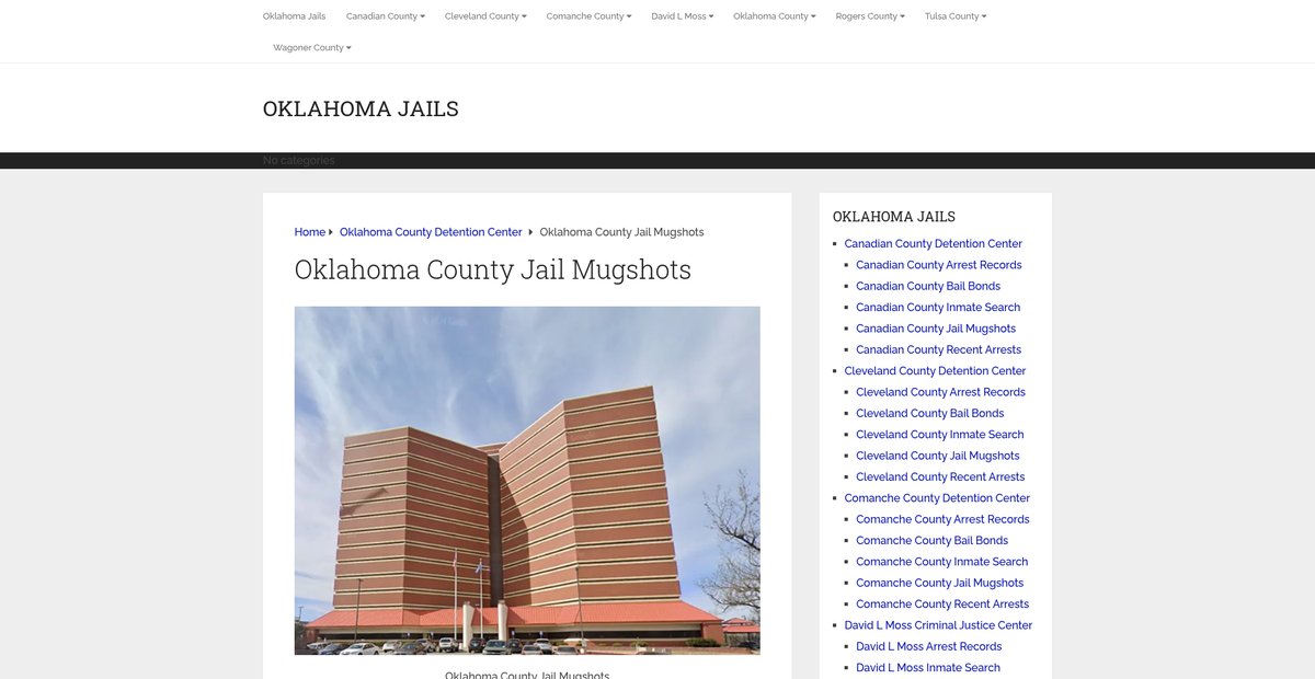 Preview of oklahomajails.com