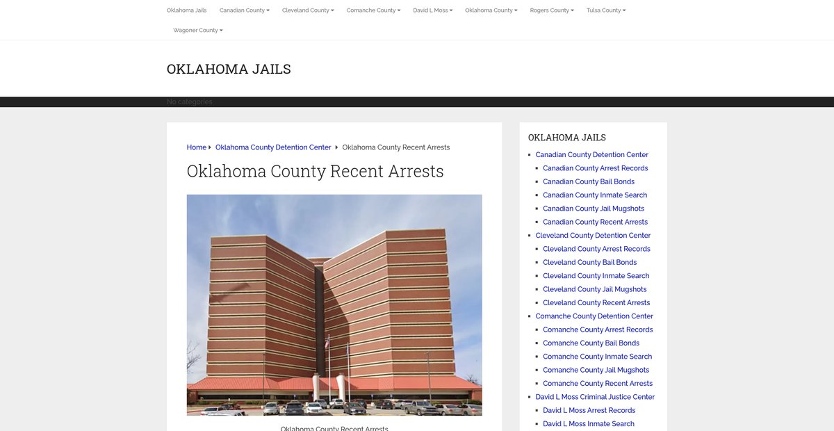 Preview of oklahomajails.com