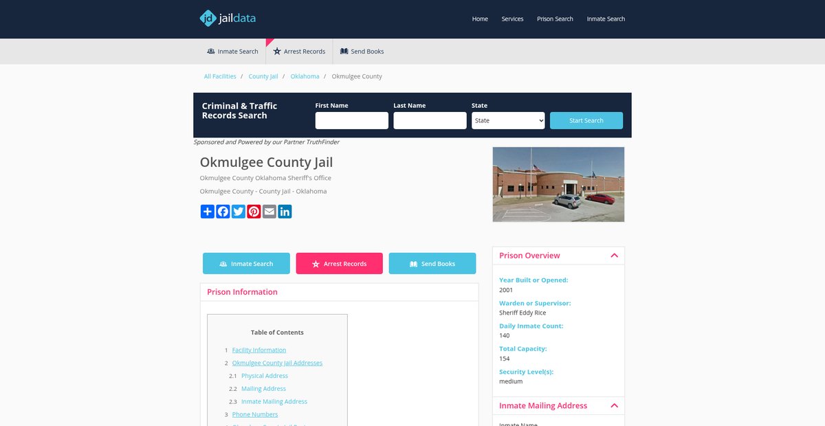 Preview of jaildata.com