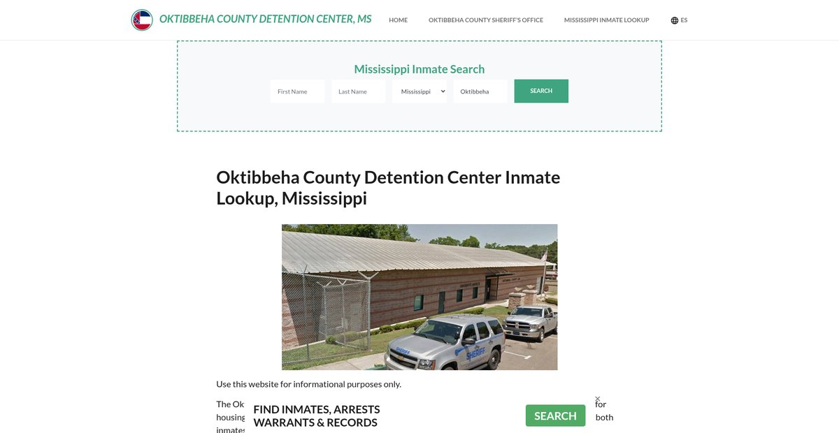 Preview of oktibbehacountydetentionms.org