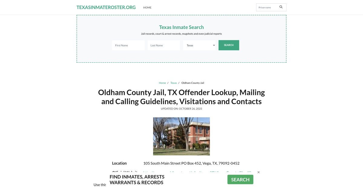 Preview of texasinmateroster.org