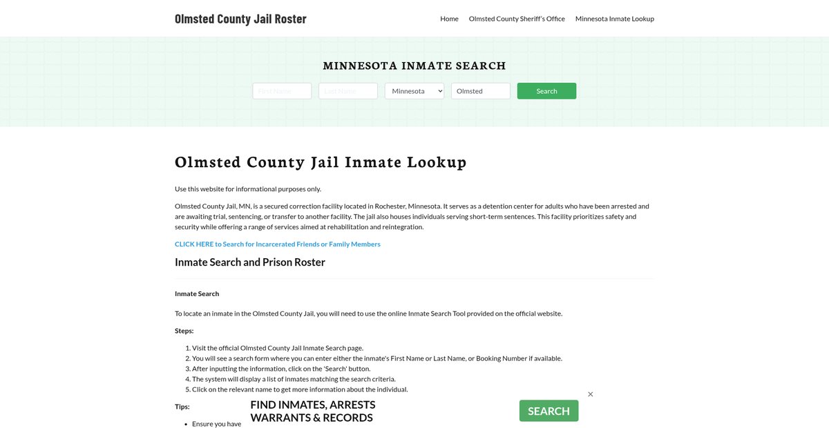 Preview of olmstedcountyjail.org
