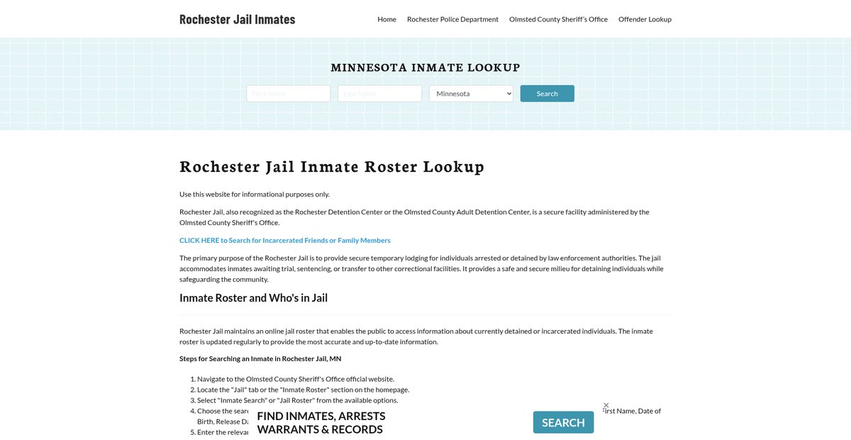 Preview of rochesterjail.org