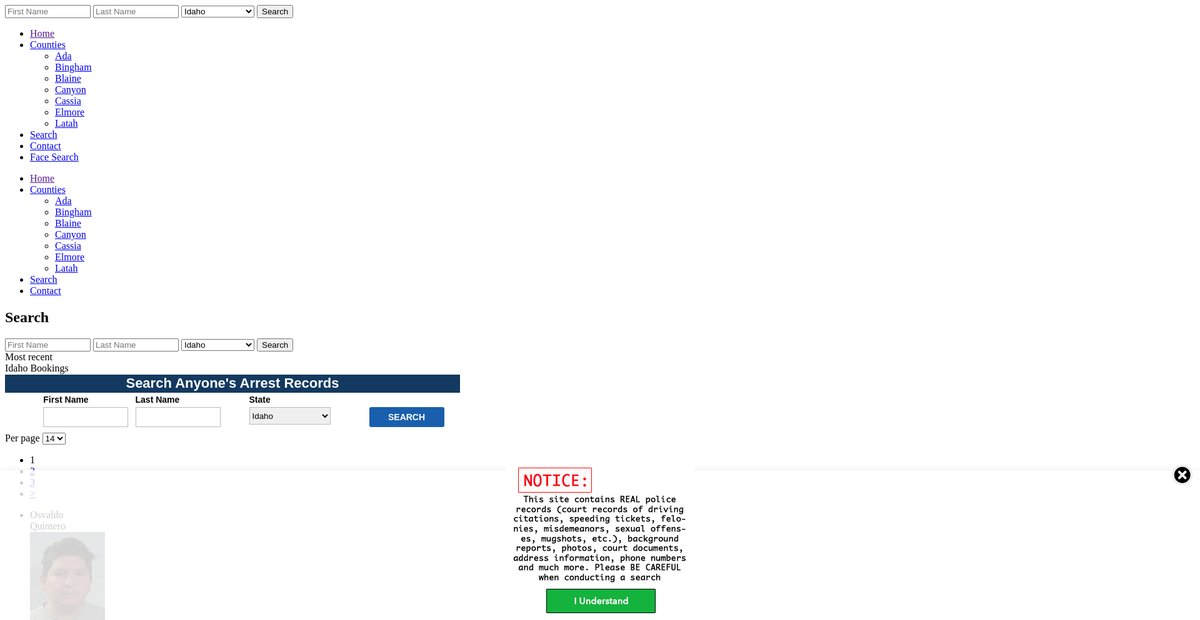 Preview of idaho.arrests.org