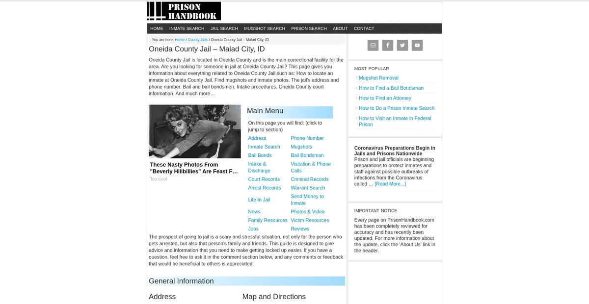 Preview of prisonhandbook.com