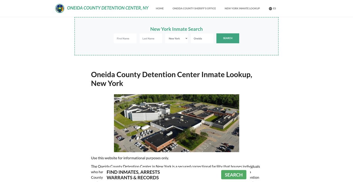 Preview of oneidacountydetentionny.org