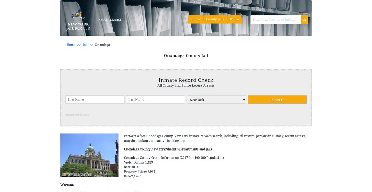 Preview of newyorkjailroster.com