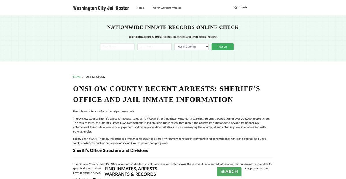 Preview of washington-nc.com