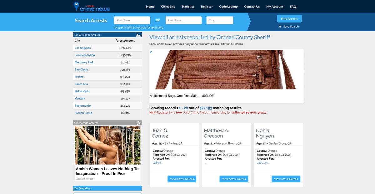Preview of localcrimenews.com
