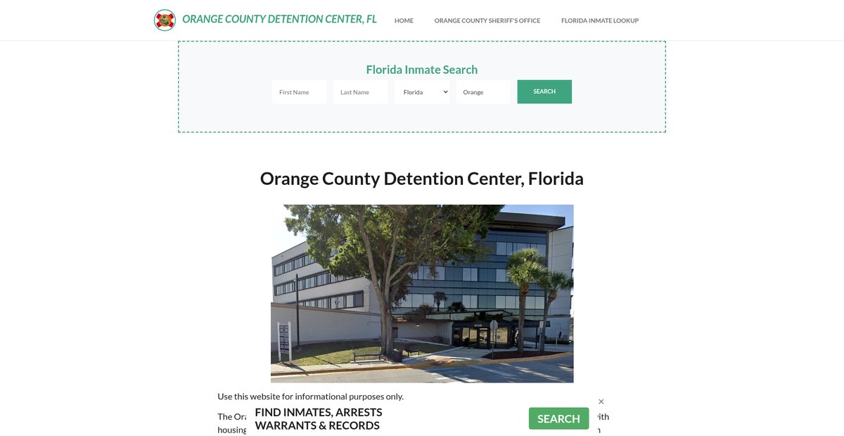 Preview of orangecountydetentionfl.org