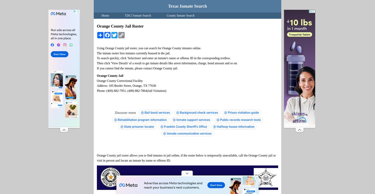 Preview of inmatesearchtexas.org