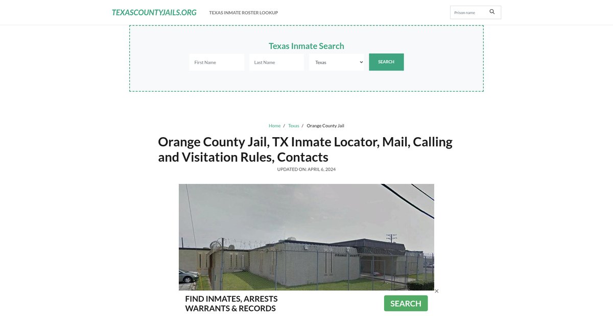 Preview of texascountyjails.org