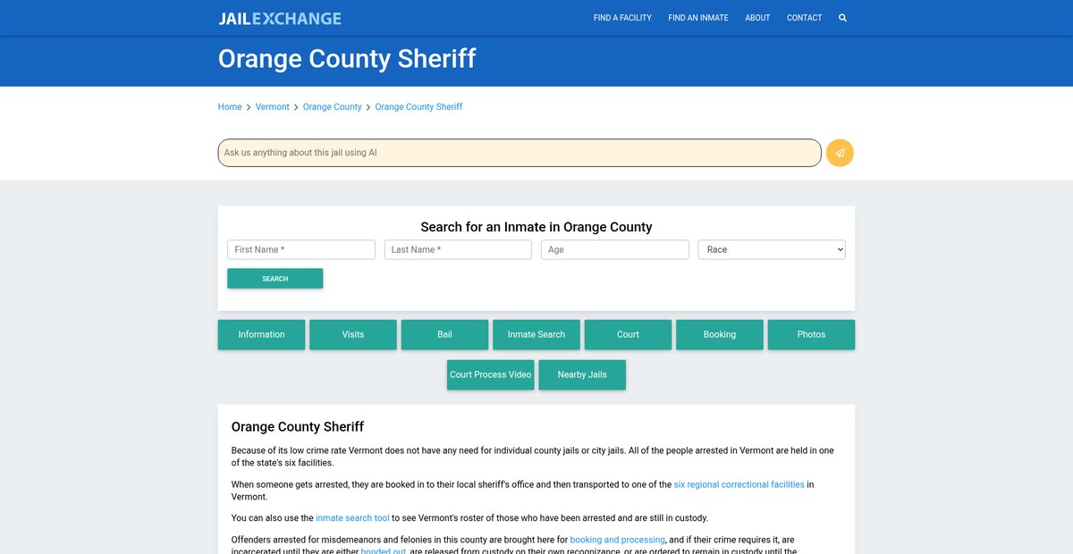 Preview of jailexchange.com