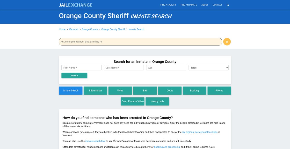 Preview of jailexchange.com