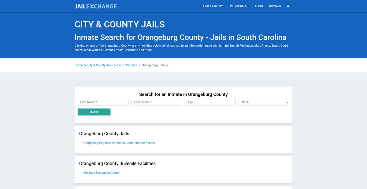 Preview of jailexchange.com