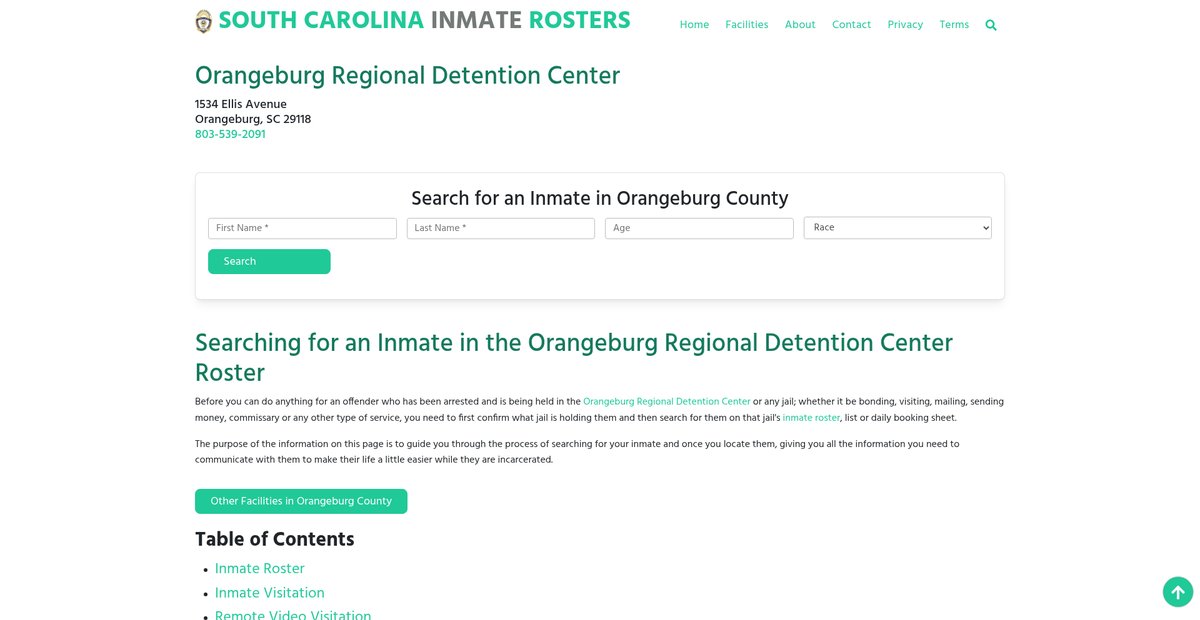 Preview of southcarolinainmaterosters.org