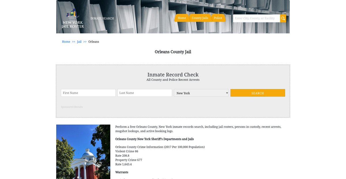 Preview of newyorkjailroster.com