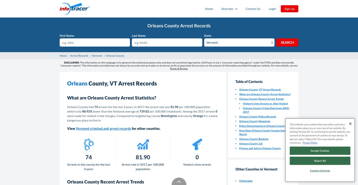 Preview of infotracer.com
