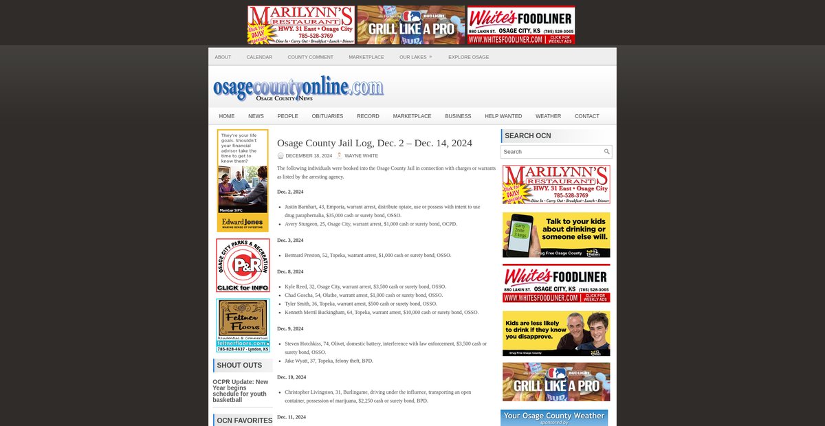 Preview of osagecountyonline.com