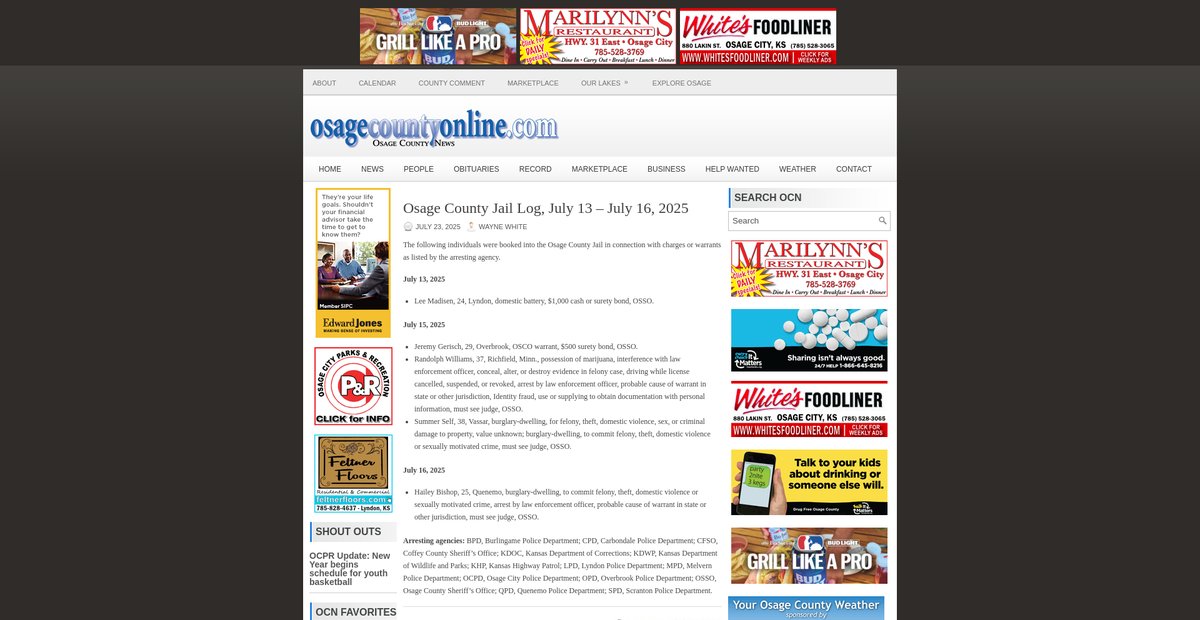 Preview of osagecountyonline.com