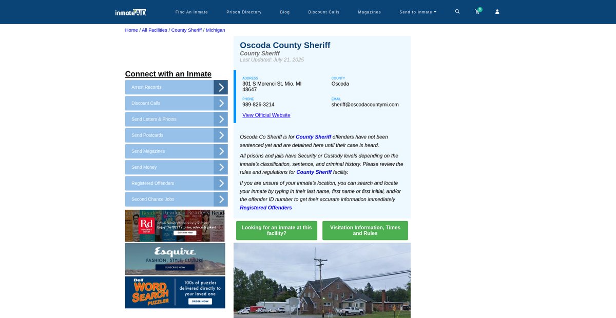 Preview of inmateaid.com