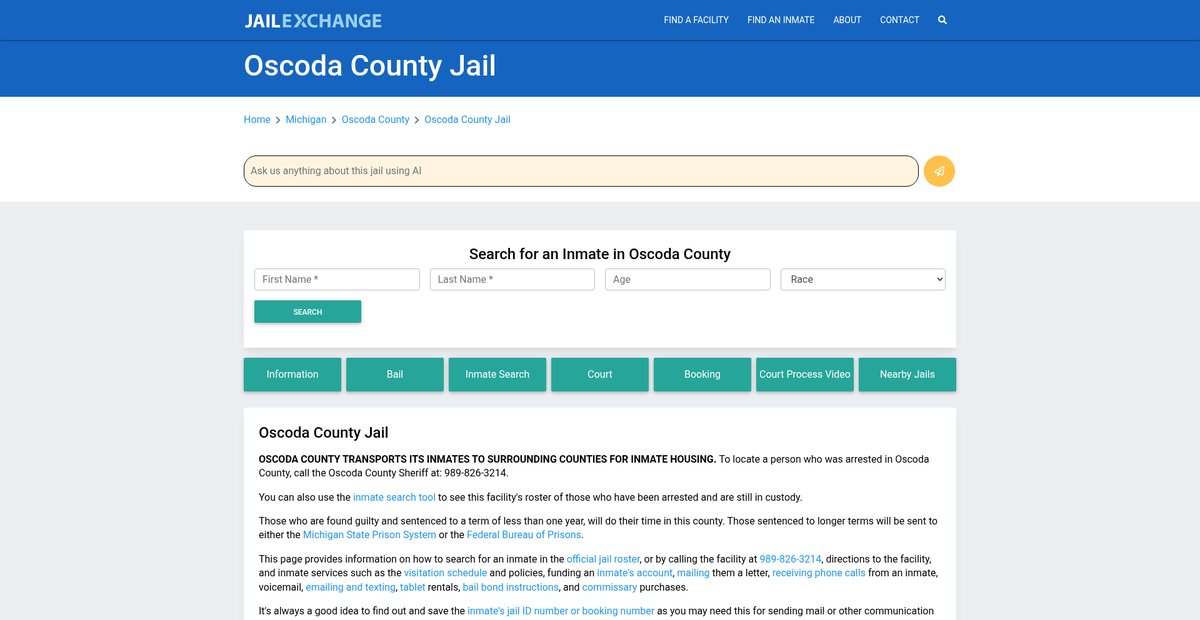 Preview of jailexchange.com