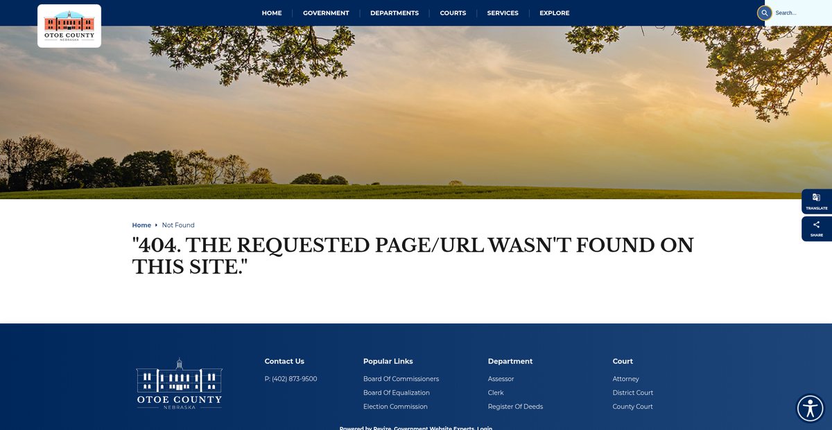 Preview of otoecountyne.gov