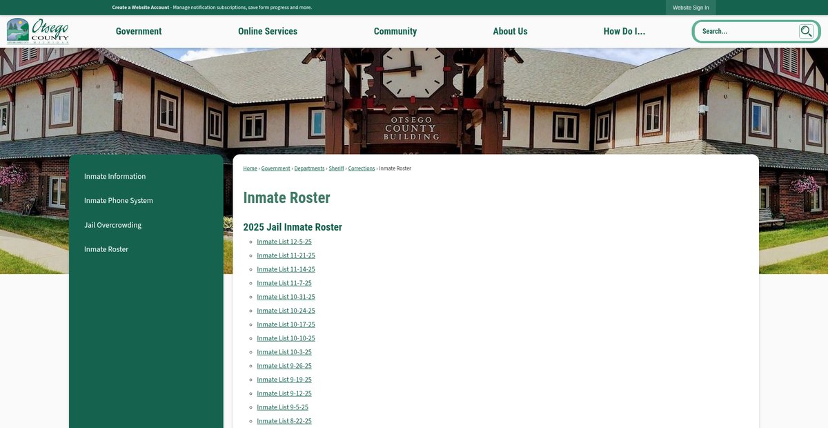 Preview of otsegocountymi.gov