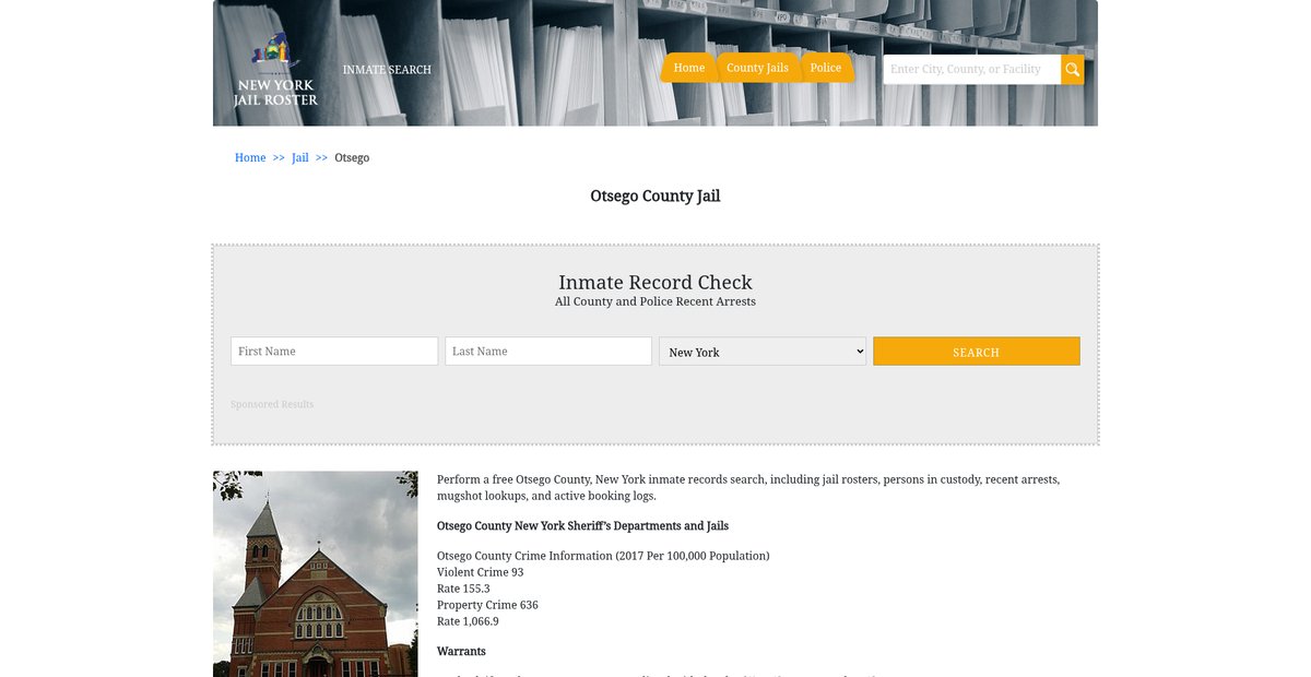 Preview of newyorkjailroster.com
