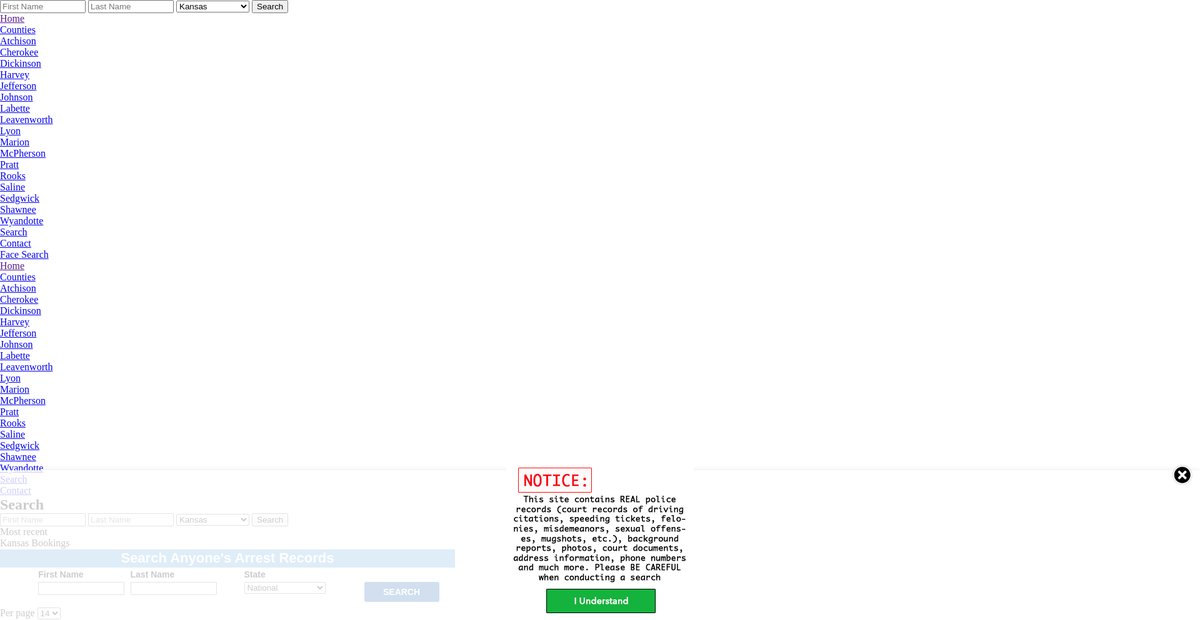 Preview of kansas.arrests.org