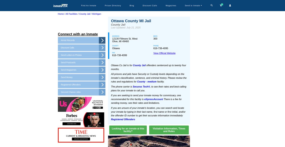 Preview of inmateaid.com