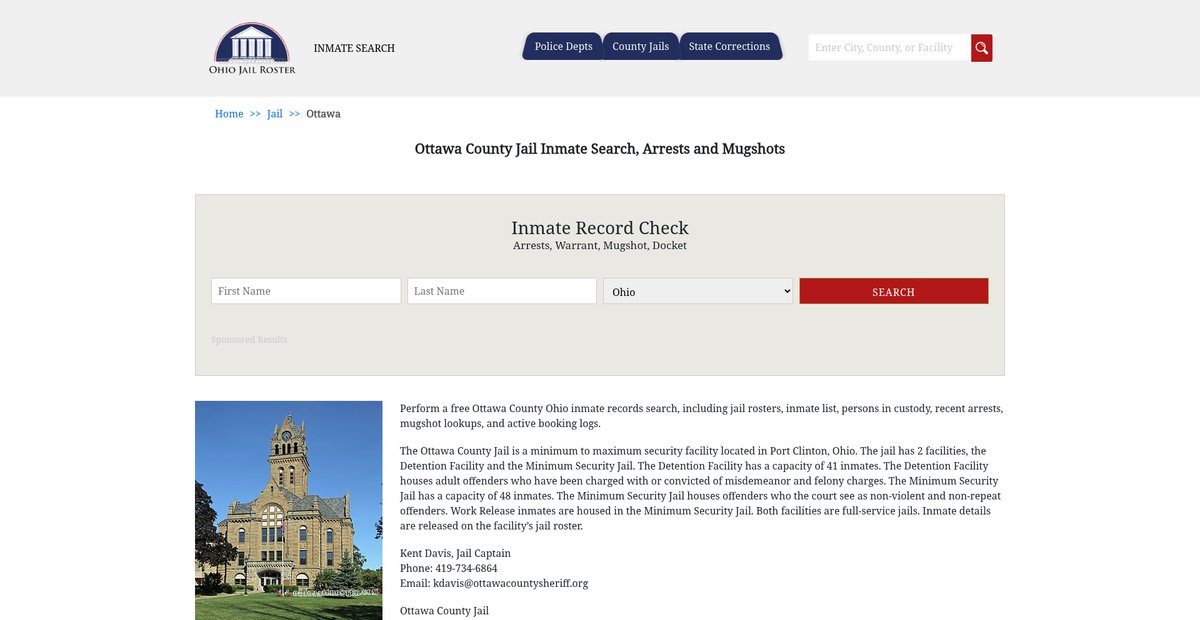 Preview of ohiojailroster.com