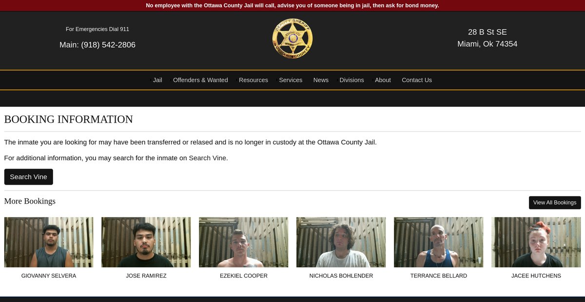 Preview of ottawacountyso.com