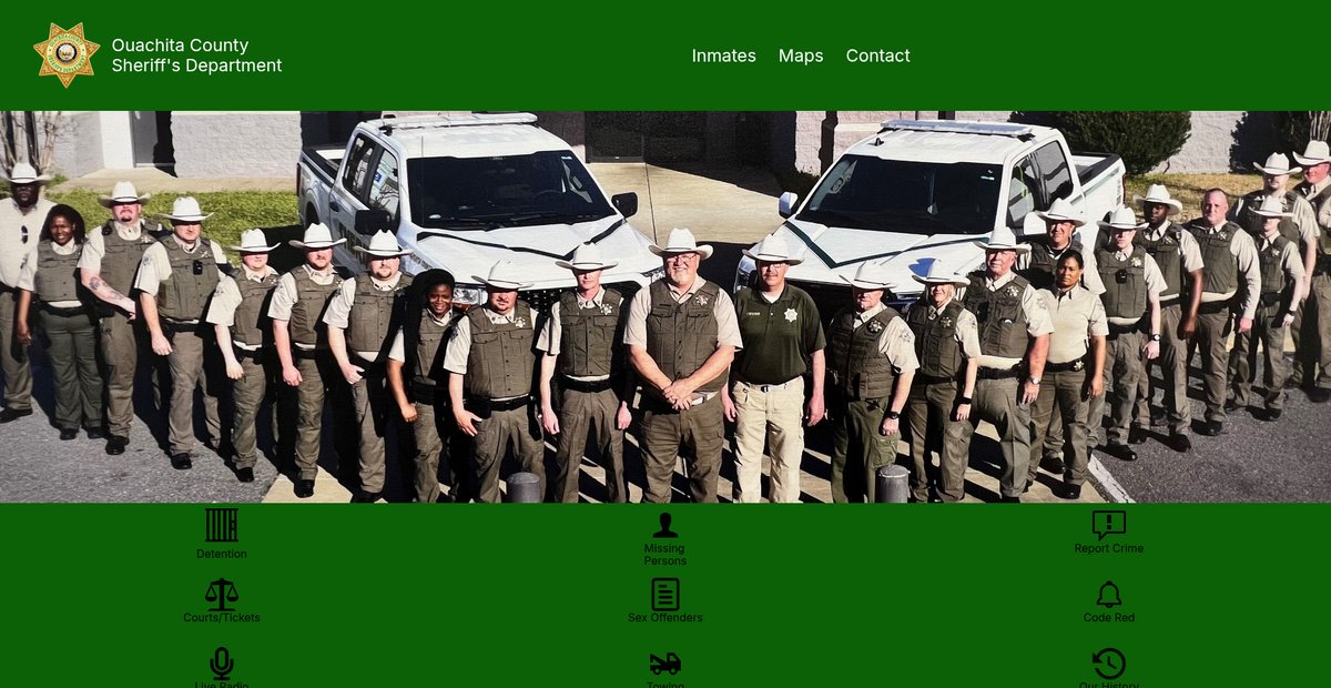 Preview of ouachitacountysheriff.org