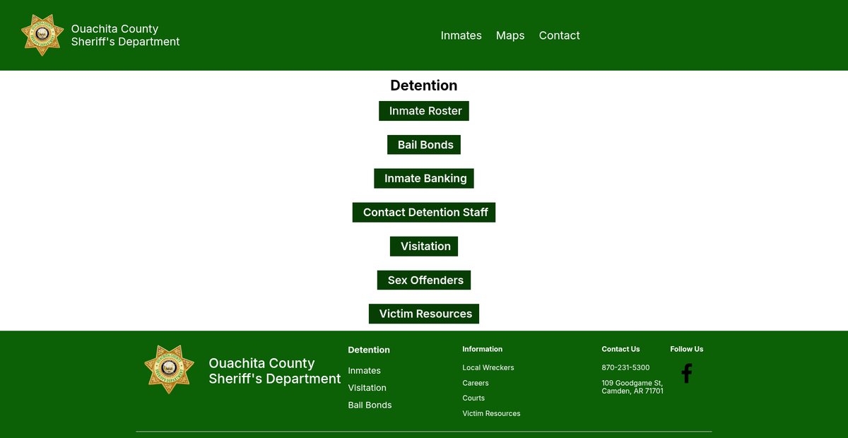 Preview of ouachitacountysheriff.org