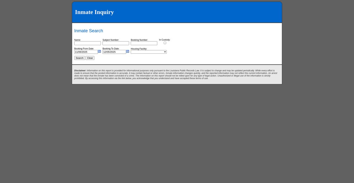 Preview of bookings.opso.net