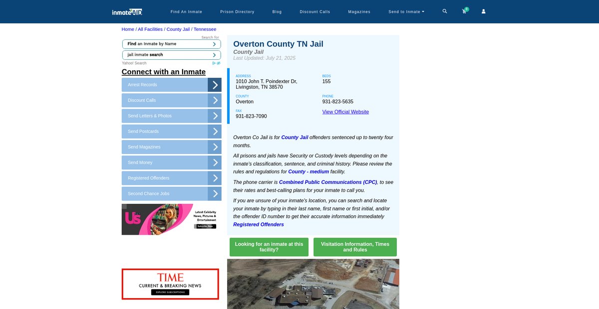 Preview of inmateaid.com