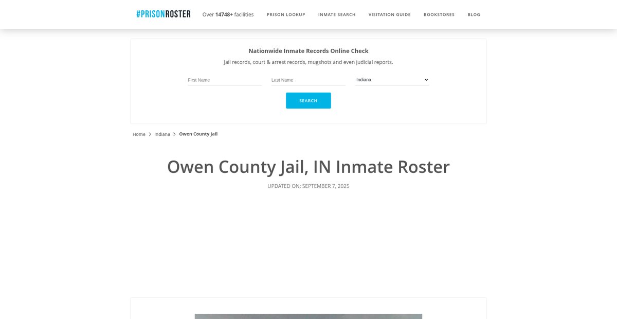 Preview of prisonroster.com