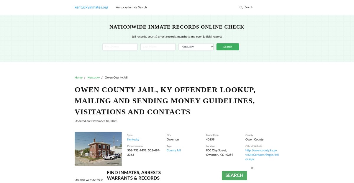Preview of kentuckyinmates.org