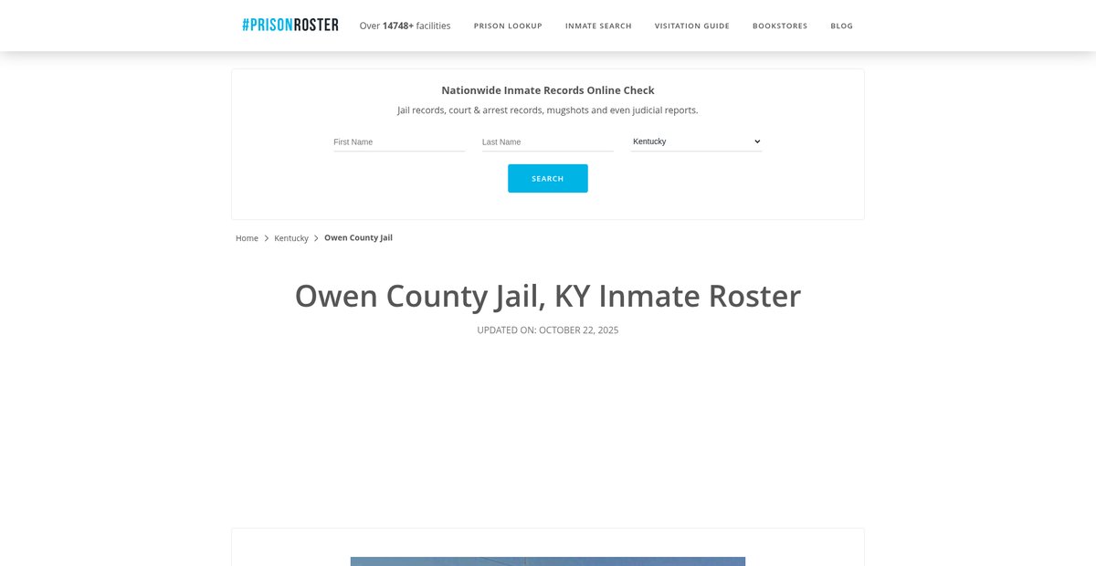Preview of prisonroster.com